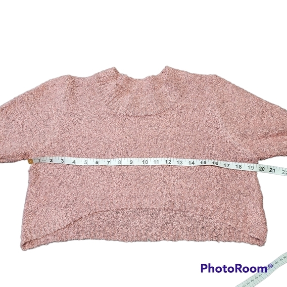 Wild Fable Pink Cropped Pullover Sweater - Picture 8 of 10